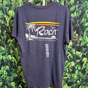 RVCA Dark Blue Graphic Tee
